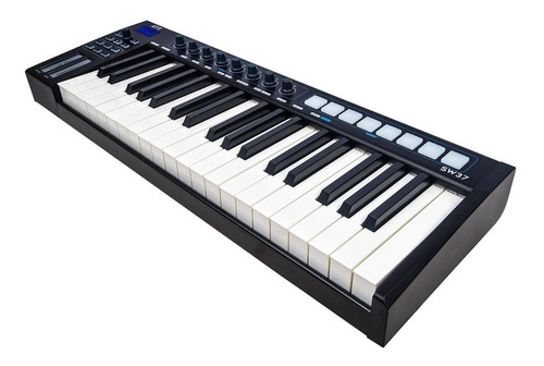 Kfx Sw37 Teclado Controlador Midi Usb 37 Teclas Semi Pesadas