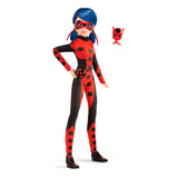 Muñeca Miraculous Ladybug Traje Rojo Con Negro Bandai