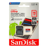 Tarjeta Memoria Ultra Flash 16 Gb Microsdhc Uhs I Sdsqunc 01