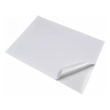 Papel Rotulo Adhesivo Blanco Carta X 10 Und