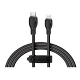 Cable Carga Rapida Baseus Pudding Srs 1.2m Usb A Lightning Color Negro