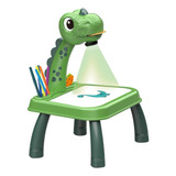 Mesa Projetora De Desenho Dino Na Floresta Infantil Dm Toys