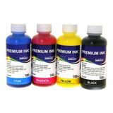 4 Tintas Inktec Para Epson Pigmentada -durabrite  Cmyk 400cc