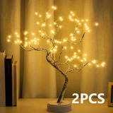 Luces De Árbol De Navidad De 2 Piezas Para Sala De Estar En