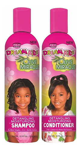 Dream African Pride Kids Olive Milagro Desenredante Champ&u.