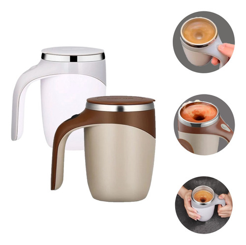 Caneca Mixer Portátil 380ml Misturador De Bebidas Elétrico