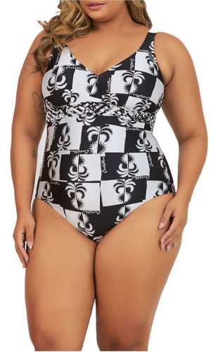 Maiô Praia Piscina Classic Trançado Banho De Mar Plus Size