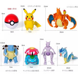 Increíble Kit De 6 Figuras Pokémon Con Pokeballs Originales.