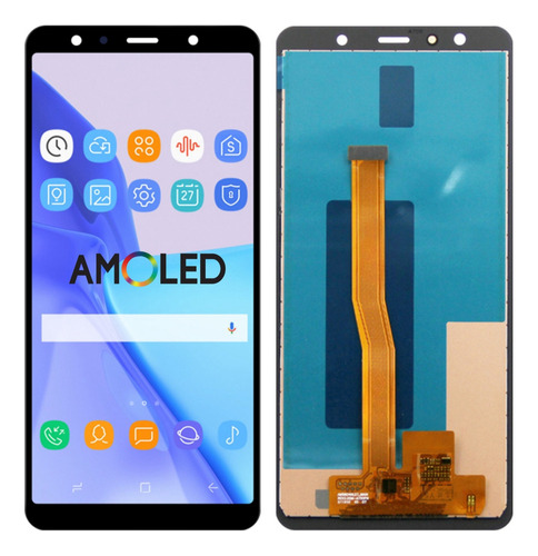 A Pantalla Táctil Lcd Amoled For Samsung Galaxy A7 2018 A750