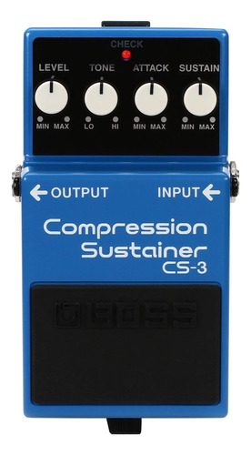Pedal Para Guitarra Boss Cs-3 Compression Sustainer Azul