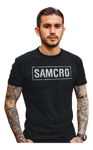 Playera Sons Of Anarchy Mayhem Samcro Anarquia Dvd Serie