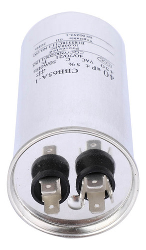 Condensador Cbb65, 40 Uf, 450 V, Lámina De Aluminio, Arranqu