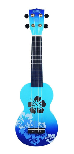 Ukelele Soprano Mahalo Md1hb Hibiscus 4 Colores C/ Funda