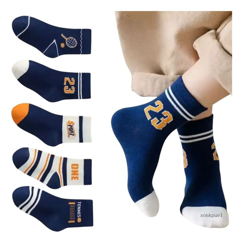 Kit 12 Pares De Meias Infantil Masculino Bebê Menino