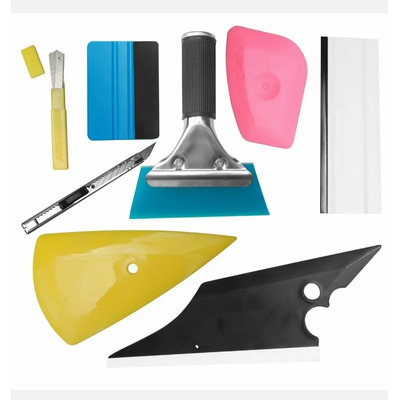 Kit Herramienta Para Polarizar Ventanas, Vehiculos , 8 Pzs