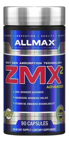 Natural Zma Zmx2 Allmax 90 Caps Orig. Fitness