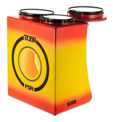 Bateria Cajón Fsa Tajon Master Plus Taj29 Yellow Red Mini 