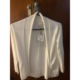 Saco Blanco Zara 9-10 Abierto