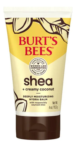 Burt's Bee Shea Y Coco, Crema Hidratación Intensa, 4oz