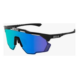 Lentes Scicon Aeroshade Kunken Bici Ciclismo Ruta Mtb Lente Azul Armazón Negro