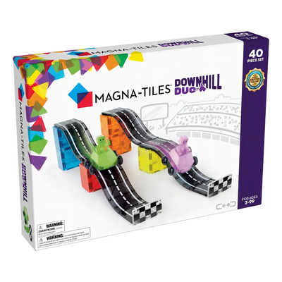 Magna Tiles Set Magnético de Carreras Dashers 40 Piezas con Carriles | Meses sin interés
