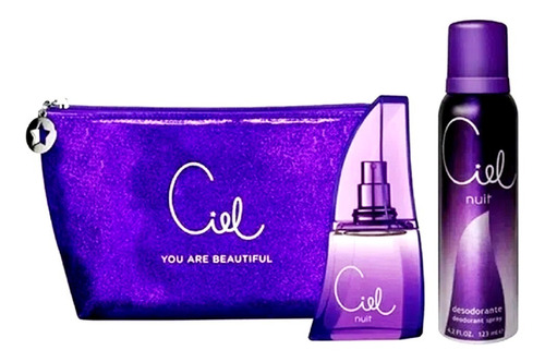 Set Perfume Cannon Ciel Nuit 50ml + Deo 123ml + Neceser