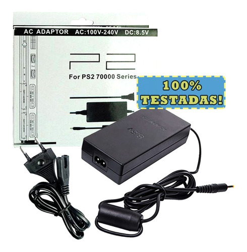 Fonte Playstation 2 Ps2 Slim Bivolt 110-220v Série 70000 Nfe