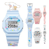 Reloj Inteligente Sanrio My Melody Cinnamoroll Para Mujer, D Color De La Correa Un
