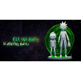 Rick & Morty Diorama Archivo Stl Para Impresion 3d 