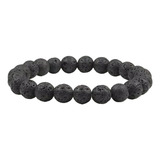 Pulsera Para Hombre De Piedra Volcanica 