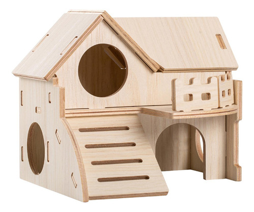 Hamster Maze Wood House Landscaping Supplies Juguete De