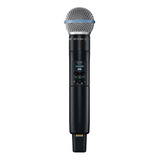 Transmissor Bastão Sem Fio 32 Canais Shure Slxd2b58-g58