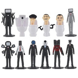 Figuras Skibidi Toilet Set De 12 Personajes Titan Speakerman