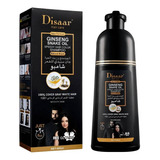 Shampoo Cubre Canas 400ml Tinte Negro 8 Minutos Argán Disaar