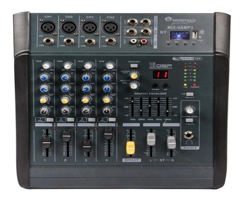 Mezcladora Consola De 4 Ch 150w Mix-4amp Soundtrack