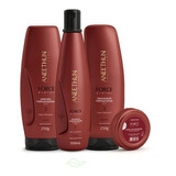 Kit Fortalece Cabelo Force System Aneethun  4 Produtos