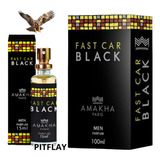 Perfume Fast Car Black Amakha Paris Masculino Promoção C/2