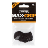 Set 6 Uñetas Max Grip Jazz Iii Stiffo-6 Dunlop 471p3s