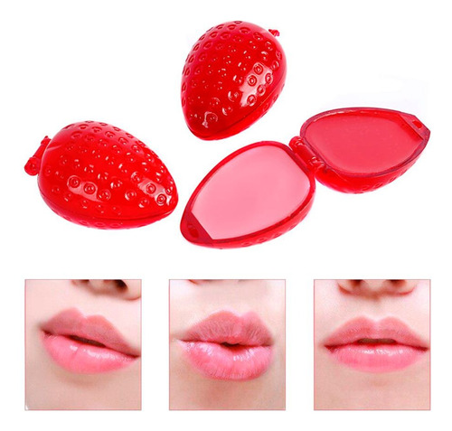 Pack X 12 Brillo Labial Frutilla Doble Balsamo Maquillaje