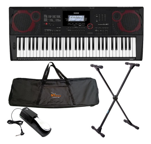 Teclado Musical Casio Ctx3000 + Capa Suporte Pedal Sustain