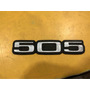 Insignia Emblema Baul Peugeot 504-505-405 Cromado   Autoadh. Peugeot 505
