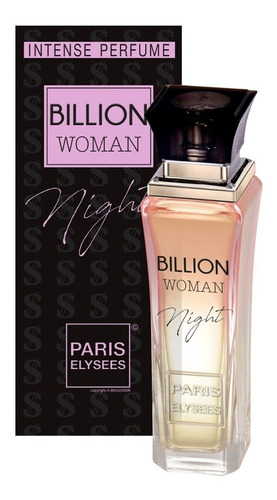 Perfume Billion Woman Night 100ml Feminino Paris Elysses