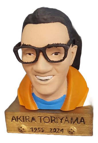 Busto De Akira Toriyama Homenaje , Impresion 3d Pintado A Ma