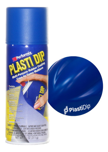 Pinrura Aerosol Azul Satinado Vinilo Removible Plastidip