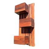 Macetero Jardin Vertical Colgable En Madera Para Exterior