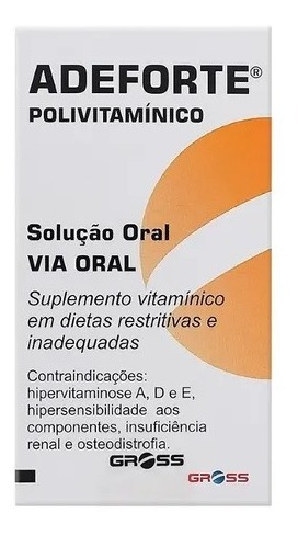 Adeforte Solução Oral C/ 1 Ampola De 3ml Original 