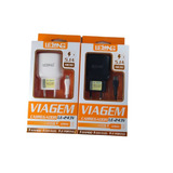 Kit 5 Carregadores Lelong V8 Compativel Samsung J5 J6 J7 J8 