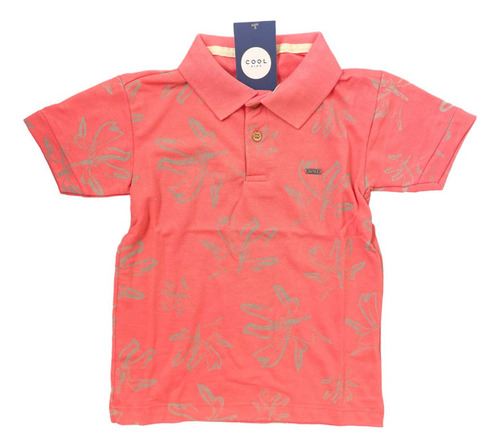 Camisa Social Polo Manga Curta Masculina Infantil Meninos