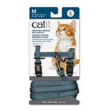 Arnés Y Correa Ajustable Para Gatos Catit Nylon, Mediano, Az