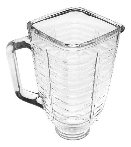 Vaso Licuadora De Vidrio Oster Cuadrado Genérico  1.25l